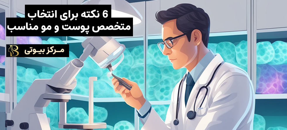 6 نکته برای انتخاب متخصص پوست و مو | باید بدانید! | مرکز بیوتی